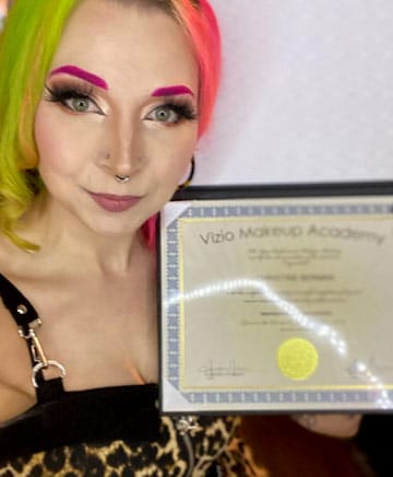 Vizio Makeup Academy Student