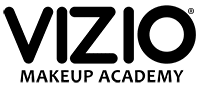 vizio makeup academy best makeup artists school logo