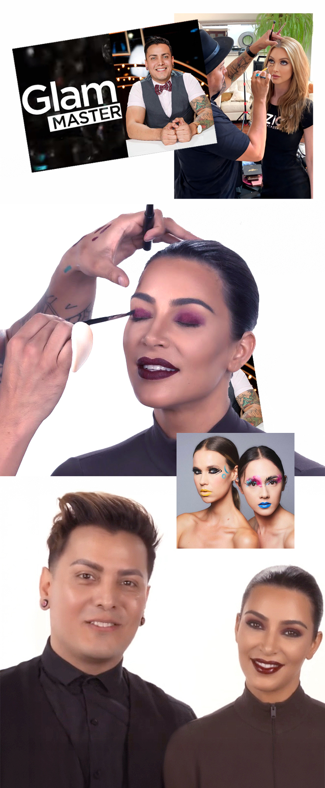 Argenis Pinal With Kim Kardashian for KKW Beauty Argenis Pinal with Kim Kardashian for KKW Beauty