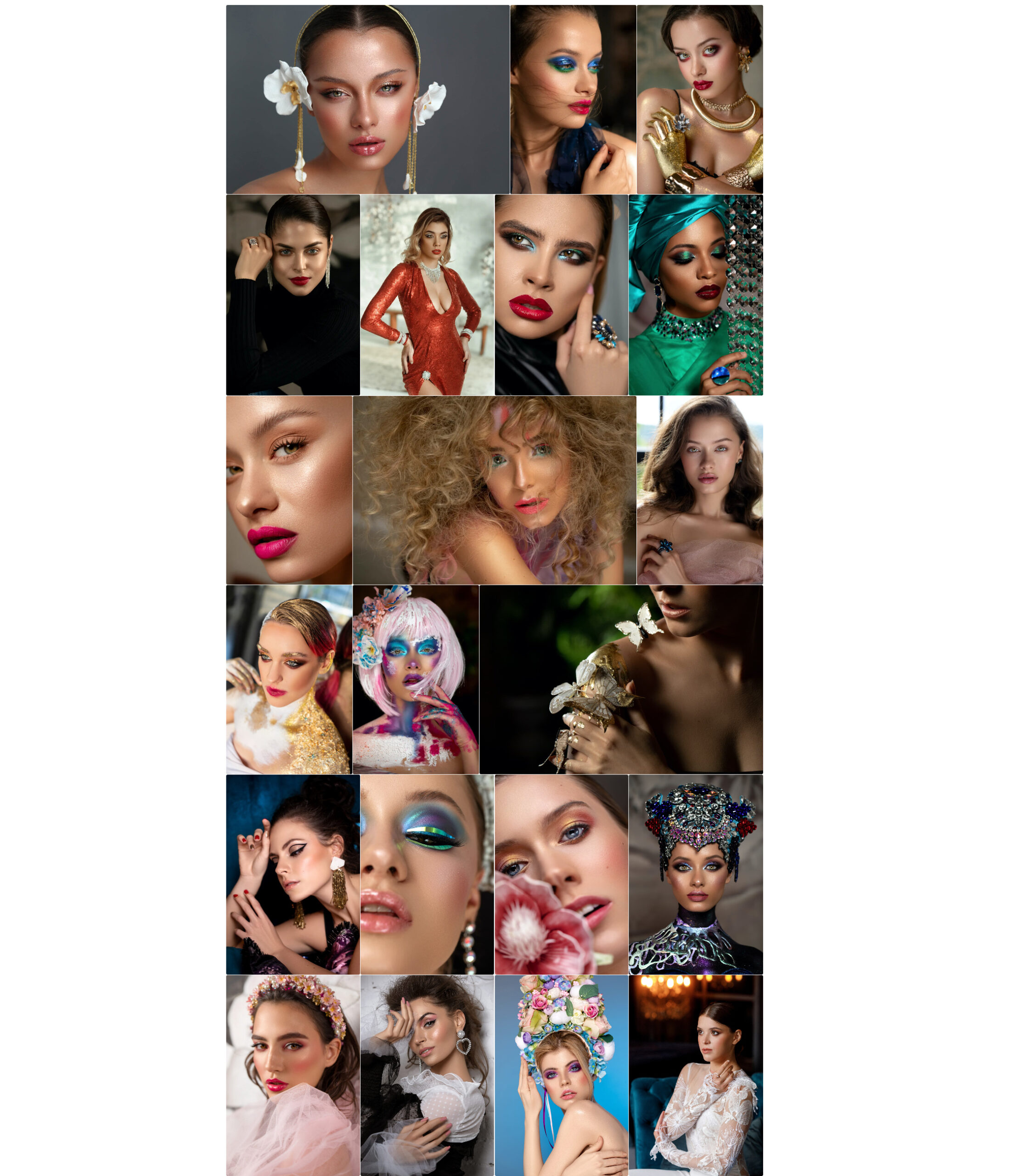 Liv Rideg Makeup Portfolio Makeup portfolio work by international makeup artist Liv Rideg